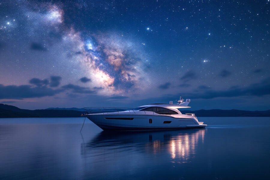 stargazing at sea